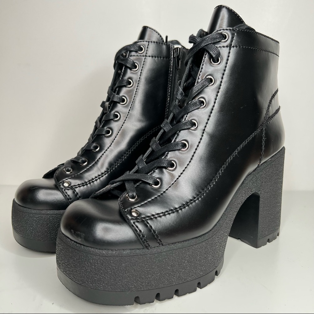 Jeffrey Campbell Refresh Platform Bootie In Black… - image 3